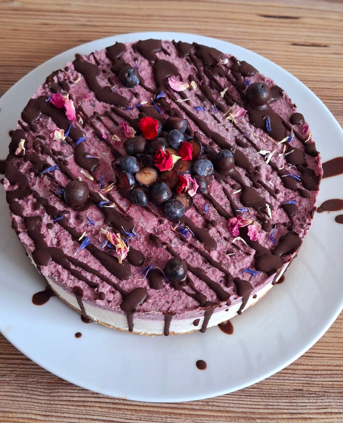 Blaubeeren-Zitronen-Kokos-Torte