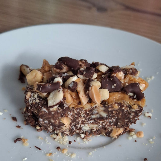 Erdnuss energy brownie