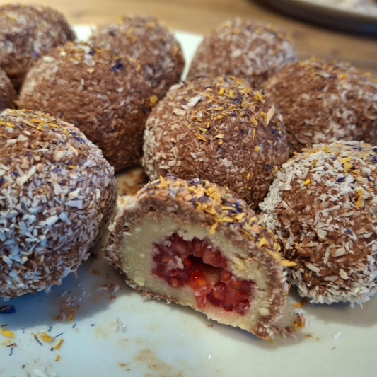 Lamington energy balls