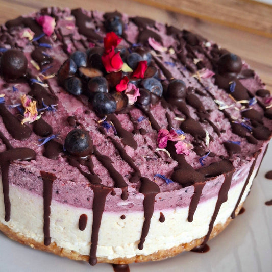 Blaubeeren-Zitronen-Kokos-Torte